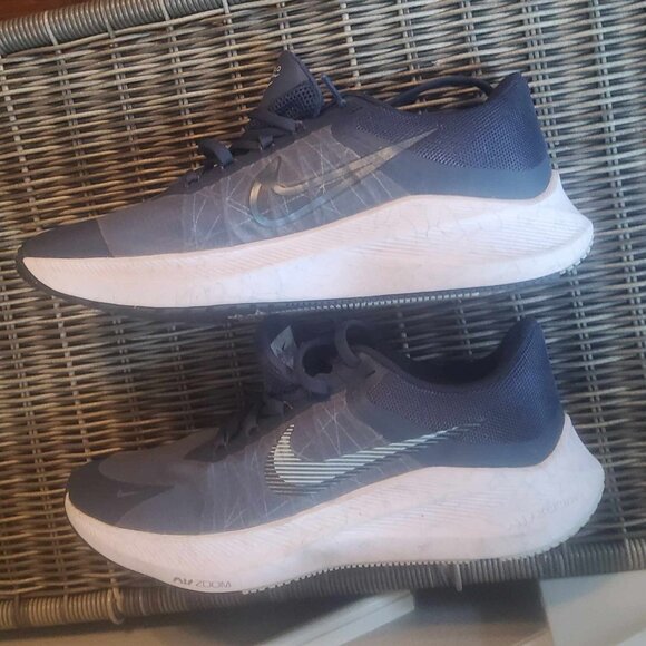 Nike Air Zoom Winflo Running Shoes Sz 8 1/2 Thunder Blue - Picture 4 of 9